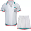 Casablanca White Resort Club Set - White / Green / Red