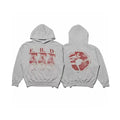 Enfants Riches Déprimés Red Military Graphic Hoodie - Light Grey