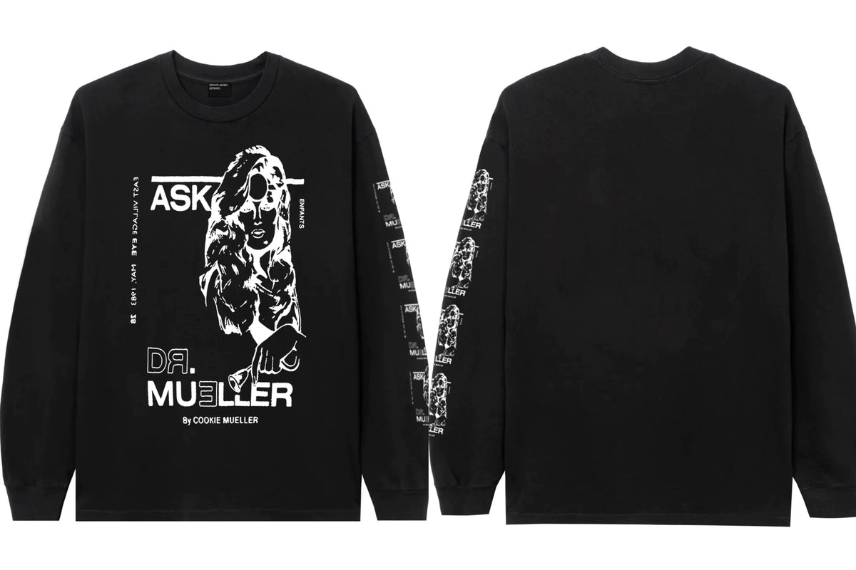 Enfants Riches Déprimés "Cookie Mueller" Graphic Long-Sleeve - Black