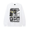 Enfants Riches Déprimés Multi-Panel Photo Grid Long-Sleeve - White