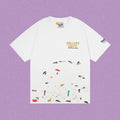 Gallery Dept. Paint Splatter Graphic Short Sleeve T-Shirt - White