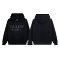 Gallery Dept Tonal Logo Black Hoodie