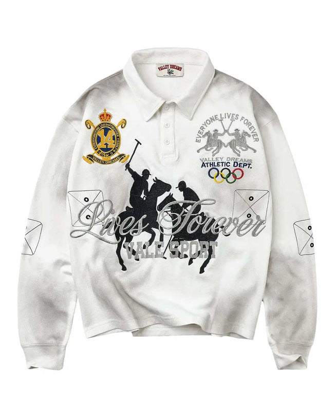Vale Forever Presidente Rugby L/S White Hover Image