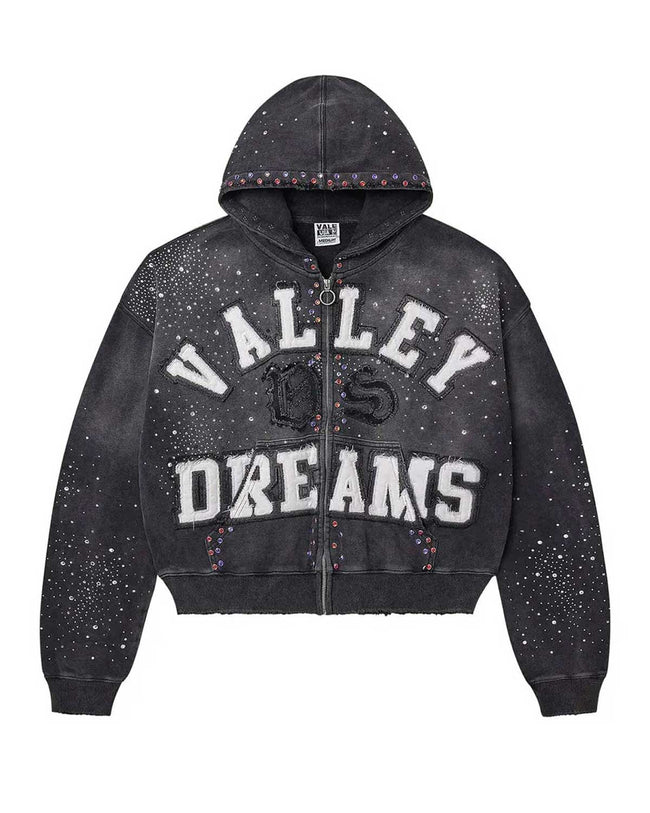 Vale Forever Classico Zip Up Hoodie Black Hover Image