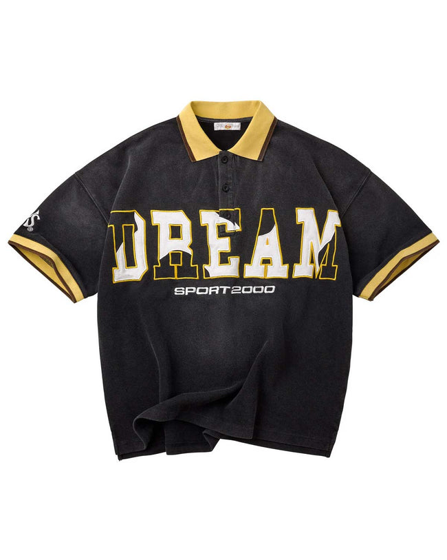 Vale Forever Dreams Polo Tee Black/Yellow Hover Image
