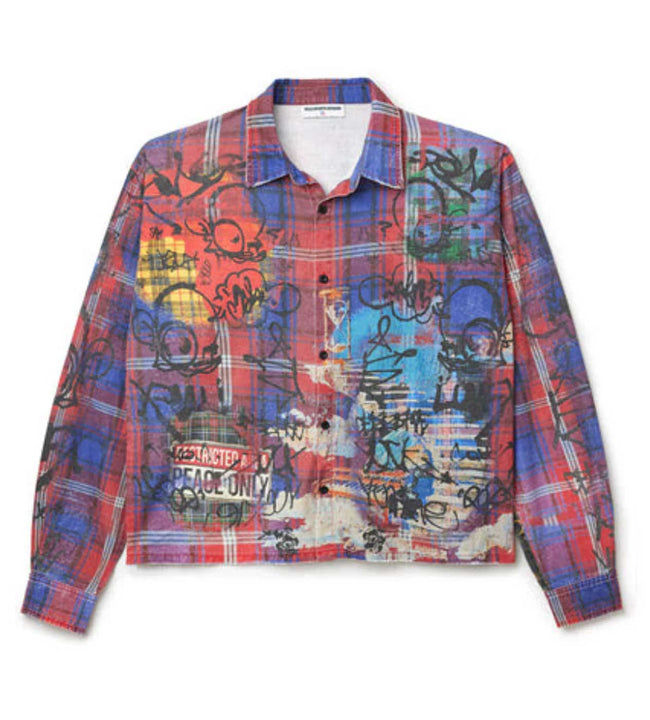Vale Forever Graffiti Flannel Red Hover Image