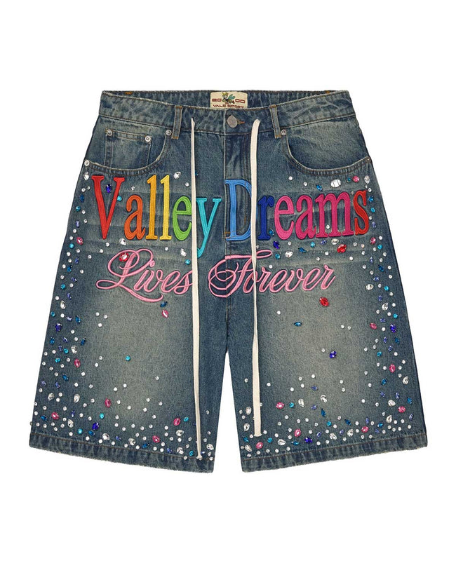 Vale Forever Ice Cream Jorts Blue Hover Image