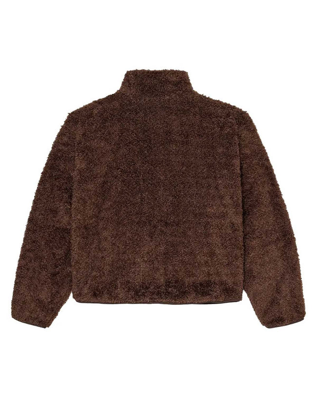 Vale Forever Lenny Fleece Zip Up Jacket Brown Main Image