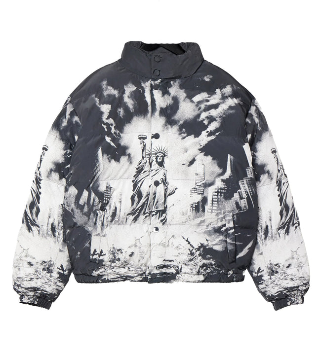 Vale Forever Liberty Down Puffer Jacket Grey Hover Image