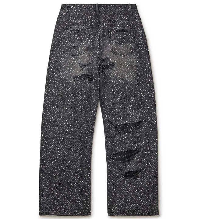 Vale Forever Rain Rhinestone Denim Jeans Black Main Image