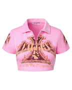 Vale Forever Rebirth Rugby Women's Tee Pink *In-Store Exclusive*