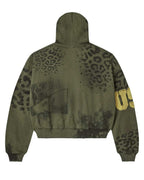 Vale Forever Safari Zip Up Hoodie Green