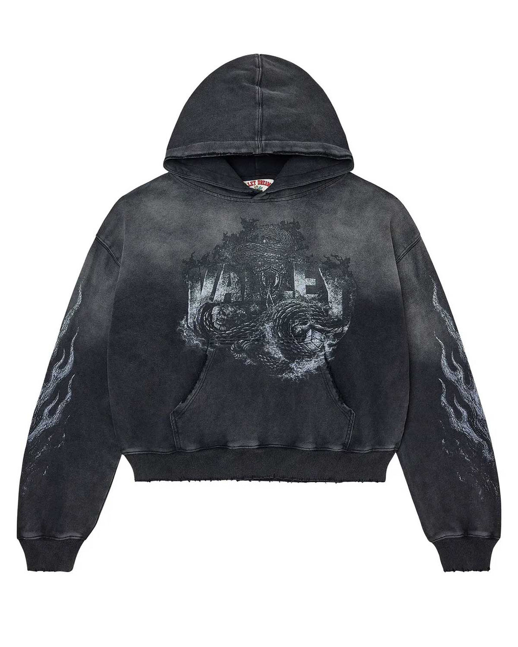 Vale Forever Serpent Mono Pullover Hoodie Black