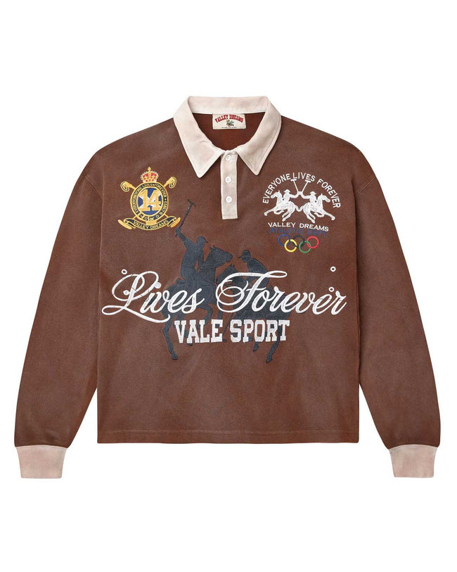 Vale Forever Vanderbilt Rugby L/S Brown Hover Image
