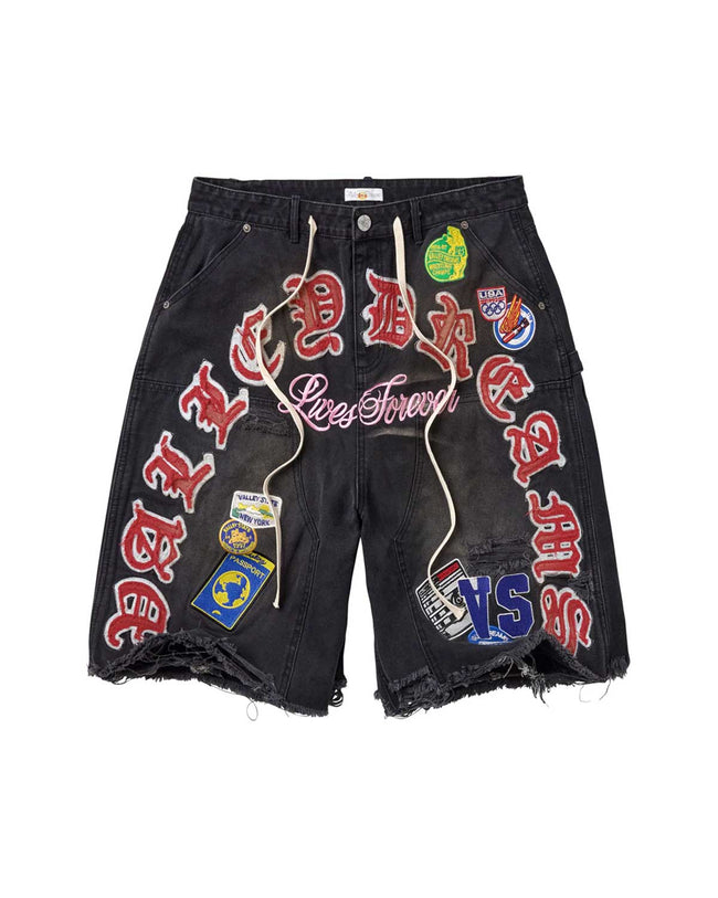 Vale Forever Workshop Jorts Black Hover Image